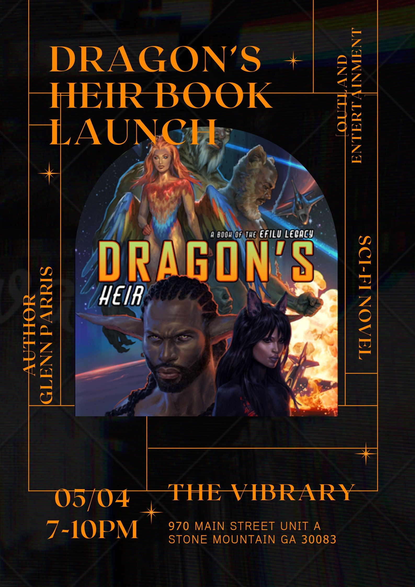 Dragon's Heir, by Glenn Parris, author